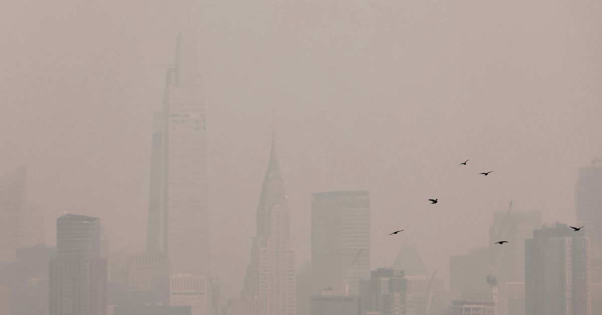 Les États américains sous alerte à la qualité de l'air alors que la fumée canadienne dérive vers le sud