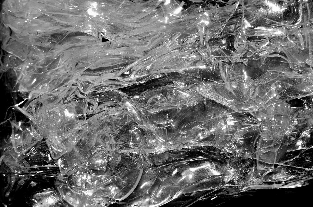 Plastiques sur une image d’archive.