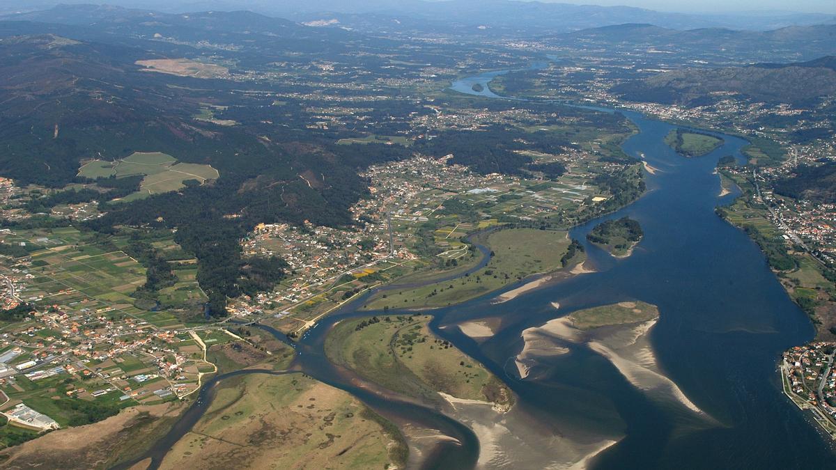 Estuario del río Miño, ejemplo de ecosistema húmedo
