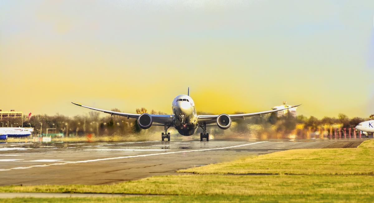 Un avion désespéré.