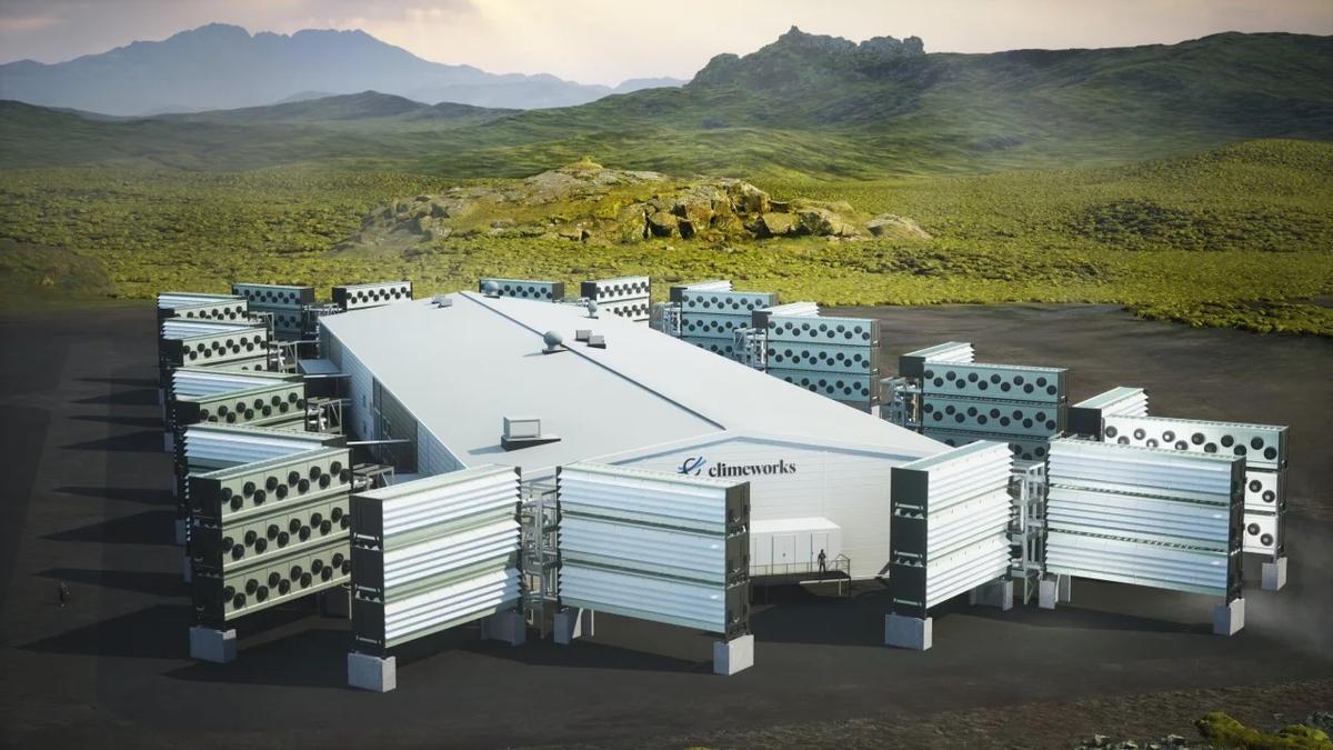 La planta se encuentra en Islandia y captura CO2 directamente del aire