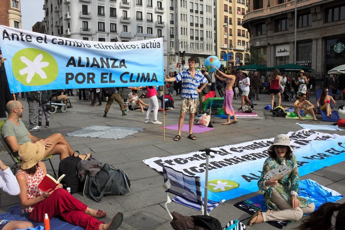 Protestation climatique contre une édition antérieure