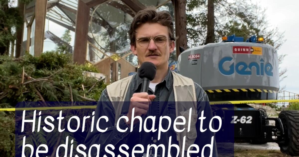 Pour sauver la chapelle des Wayfarers, elle doit être démontée pièce par pièce.