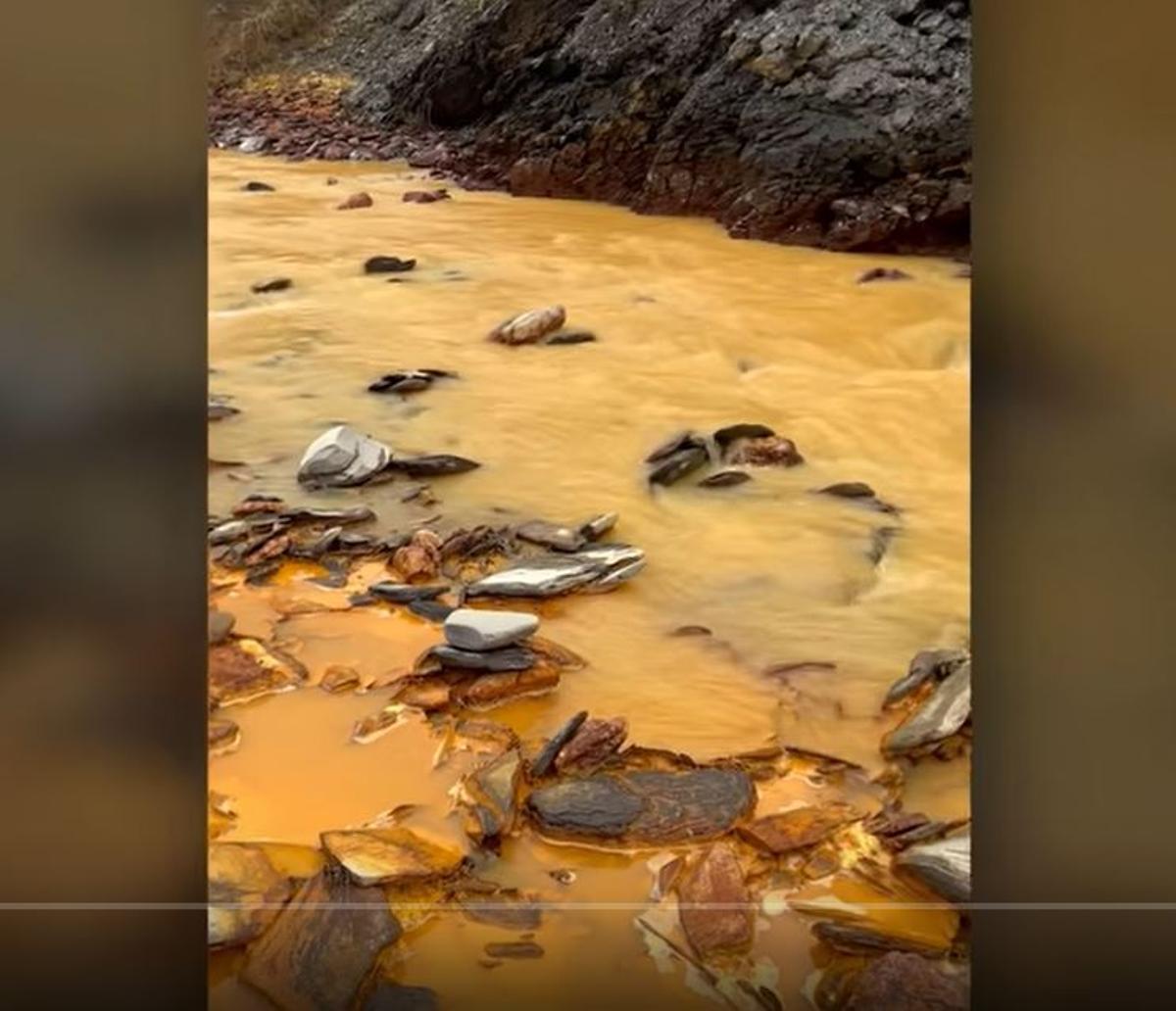 Image d'un caudal contaminé