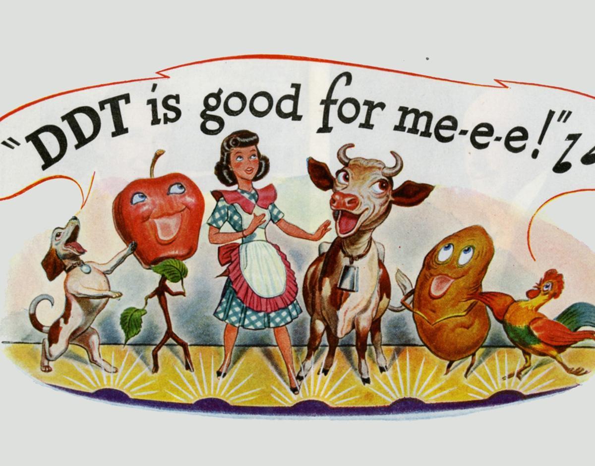 Annonce publicitaire du DDT en 60 ans