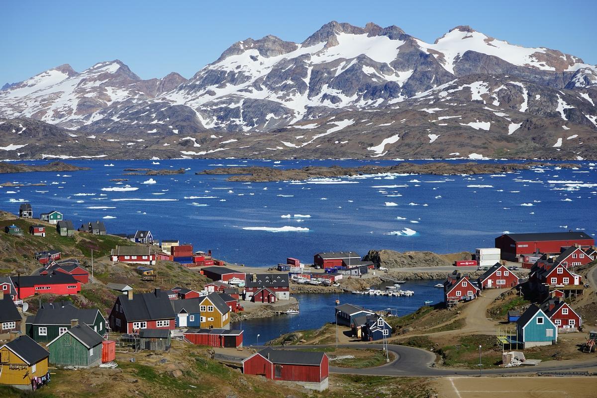 Tasiilaq, au Groenland, l'une des zones de la planète où l'urbanisation contribue le moins à l'augmentation des températures.
