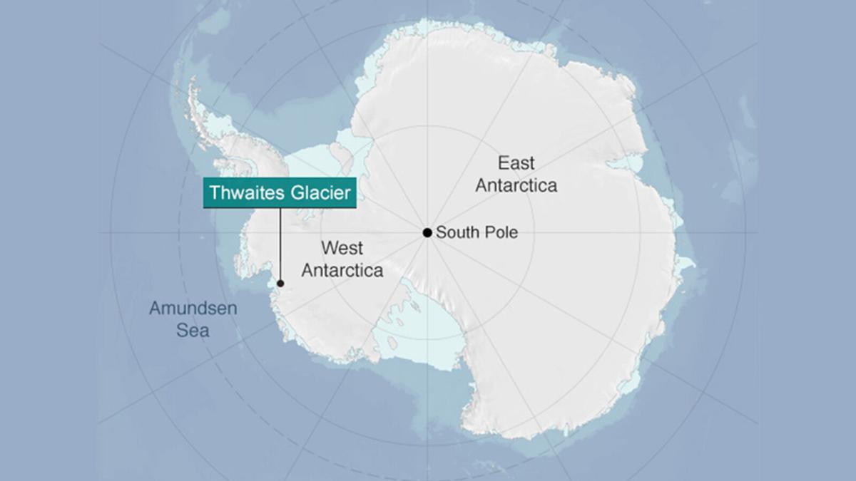 Emplacement du glacier Thwaites
