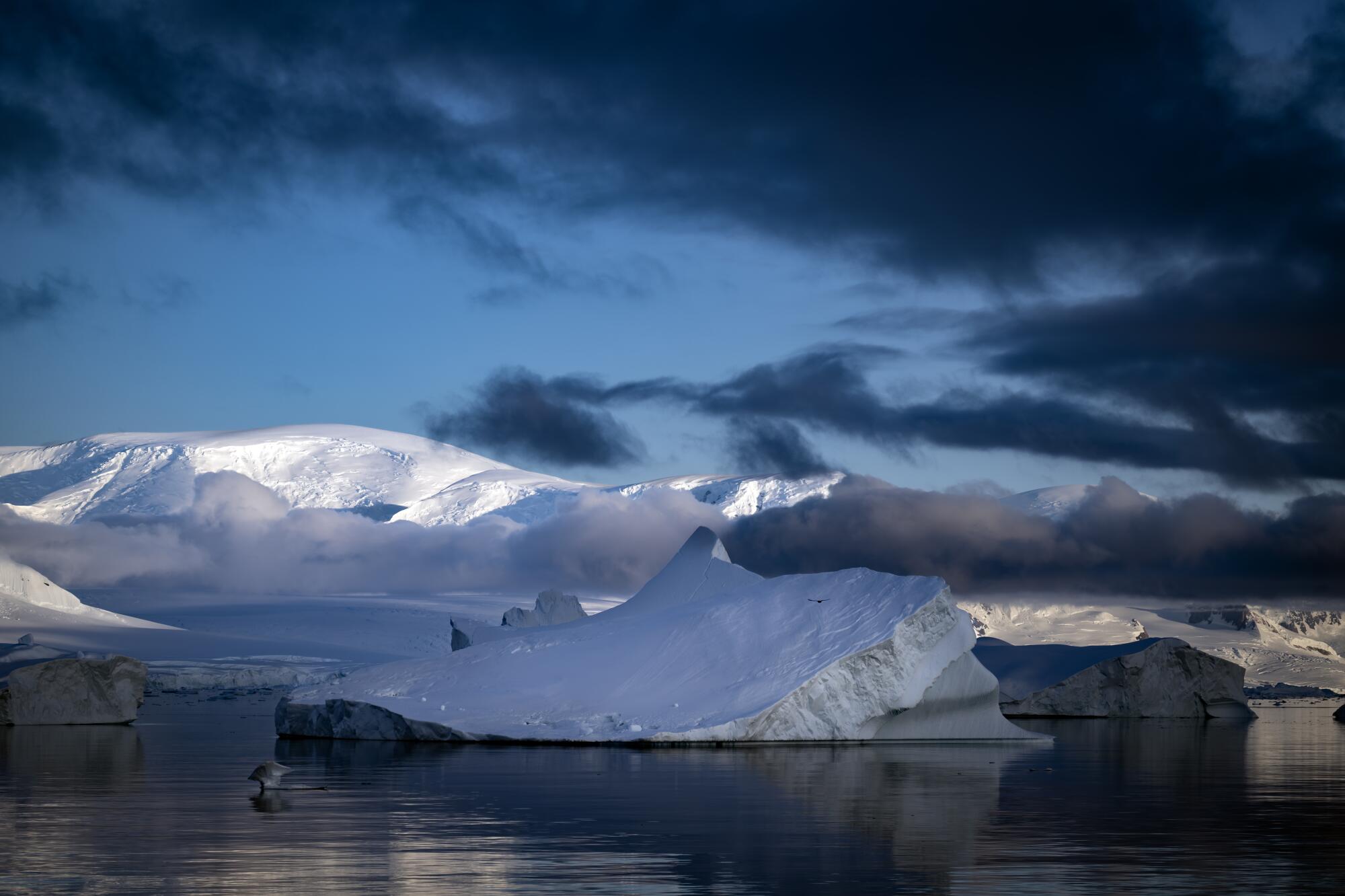 Glace de l'Antarctique.