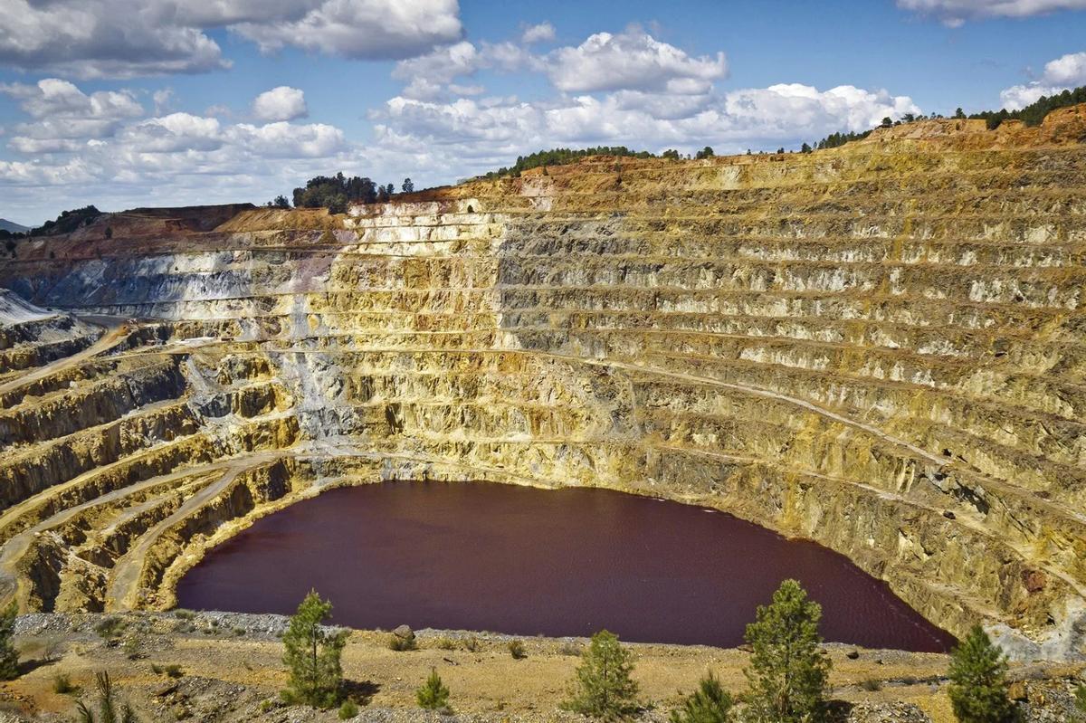 Mina de Riotinto, à Huelva.