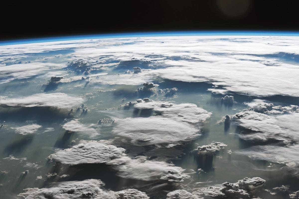 Nubes sur l’Amazonie.