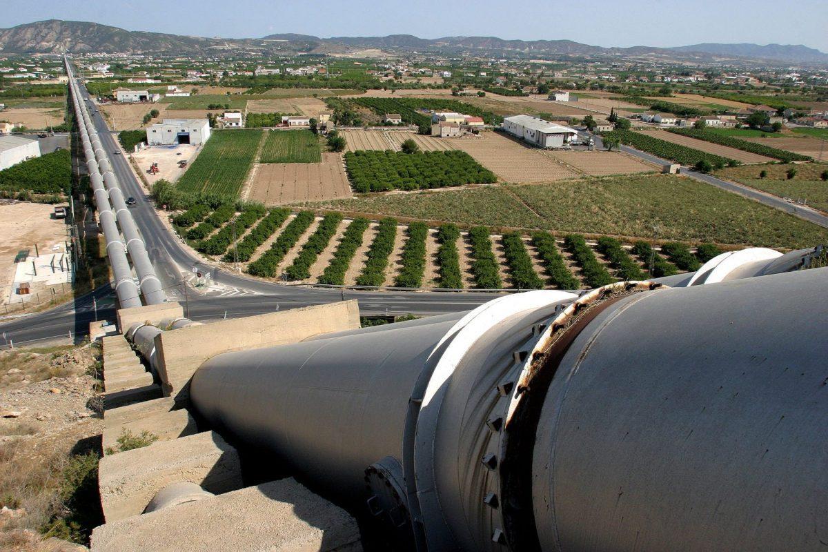 Canalisation du transport Tajo-Segura, à Alicante
