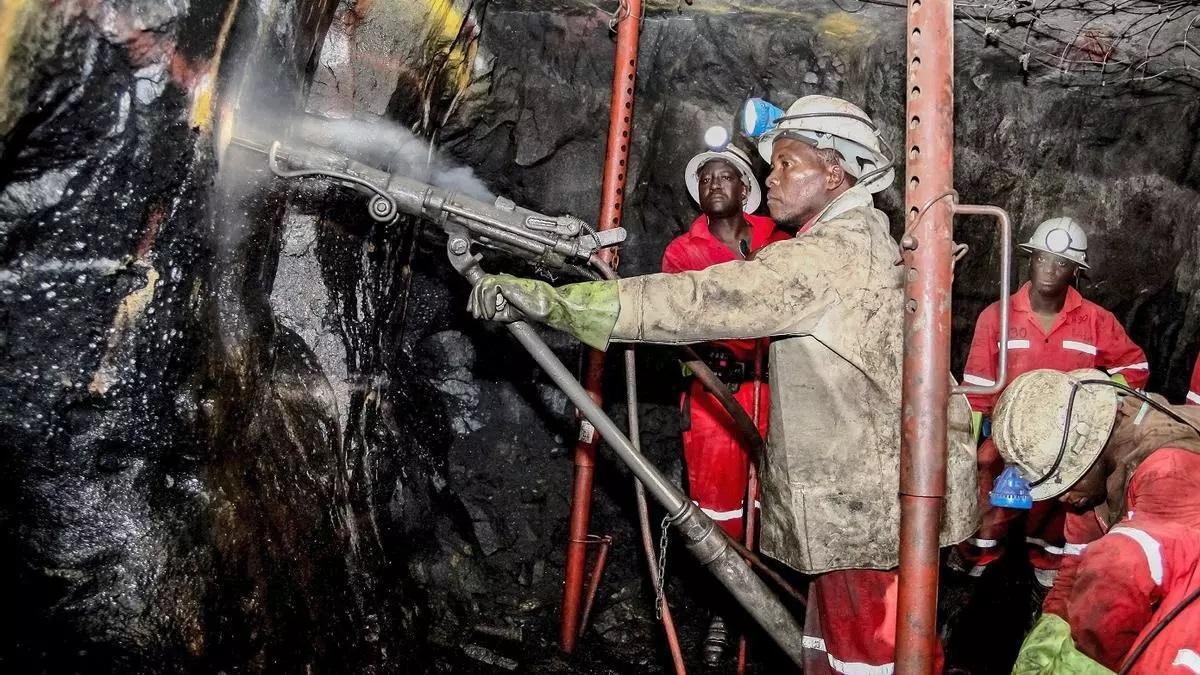 Mine de platine en Afrique du Sud