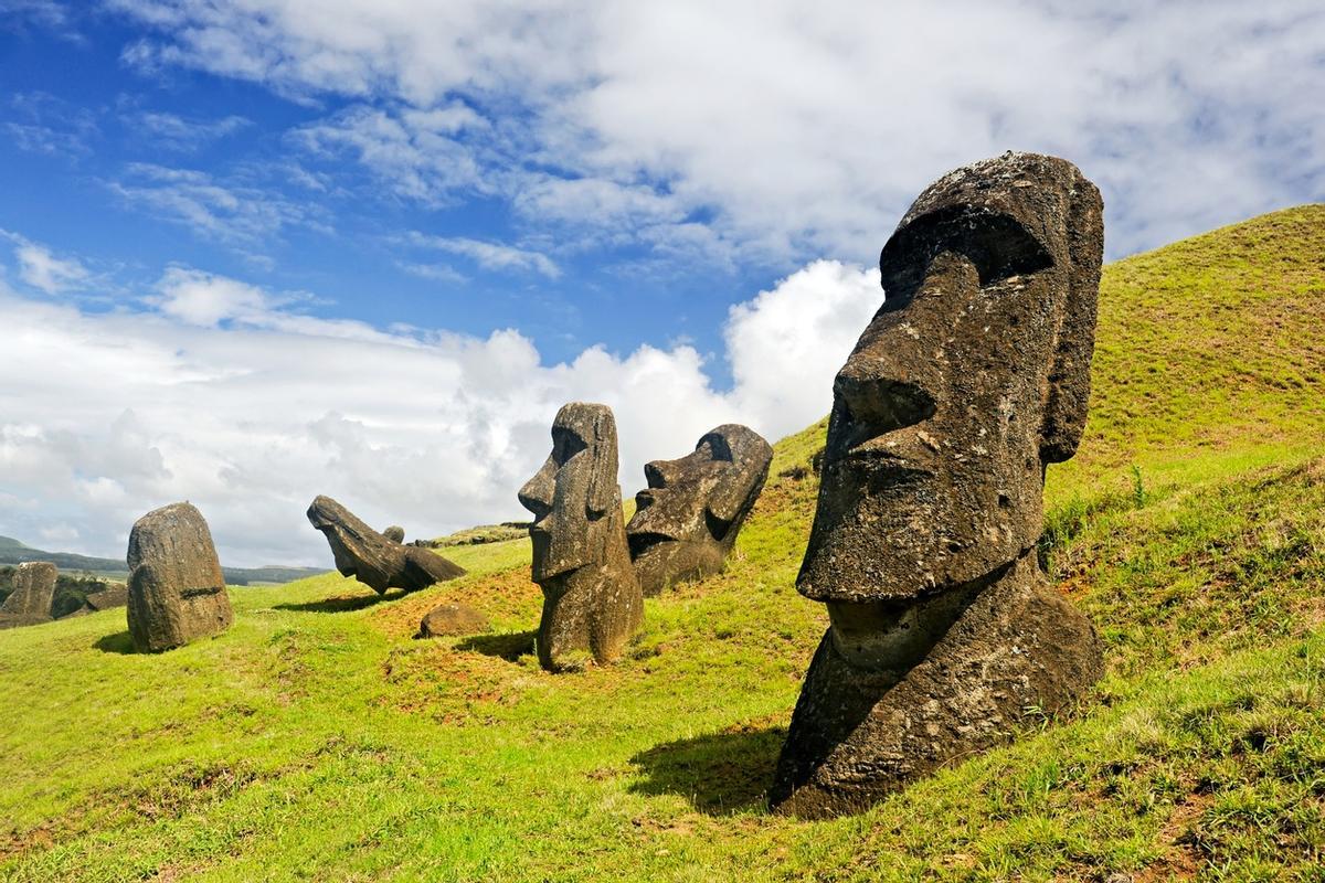 La isla de Pascua fue visitada por los europeos 500 años después de su poblamiento