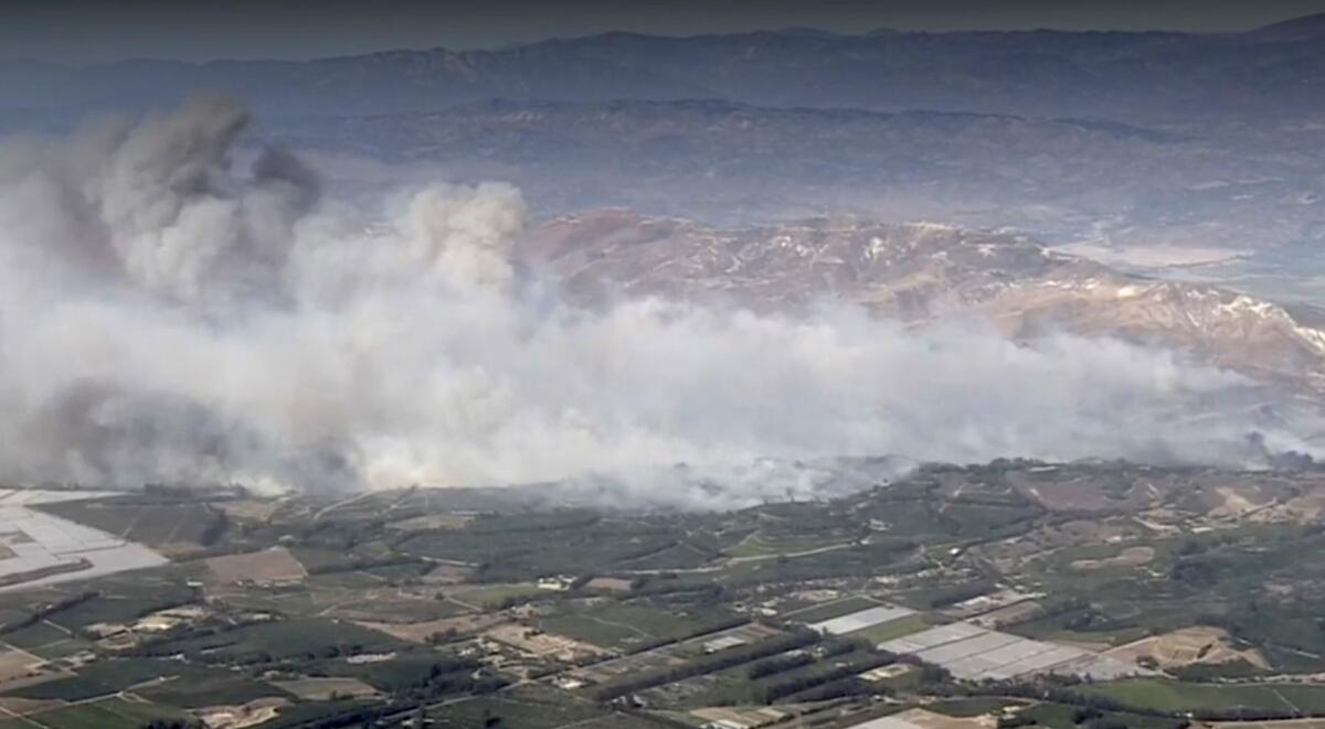 L'incendie de Mountain, alimenté par les vents de Santa Ana, incendie cette semaine des maisons et des propriétés dans le comté de Ventura.