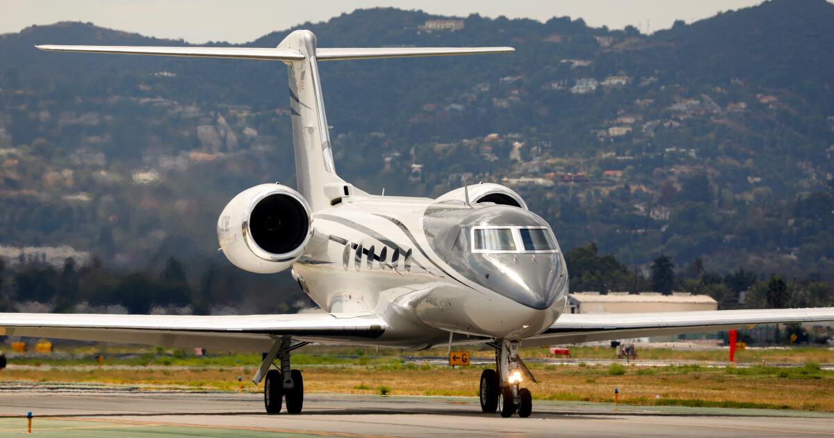 Les émissions de CO2 des jets privés montent en flèche