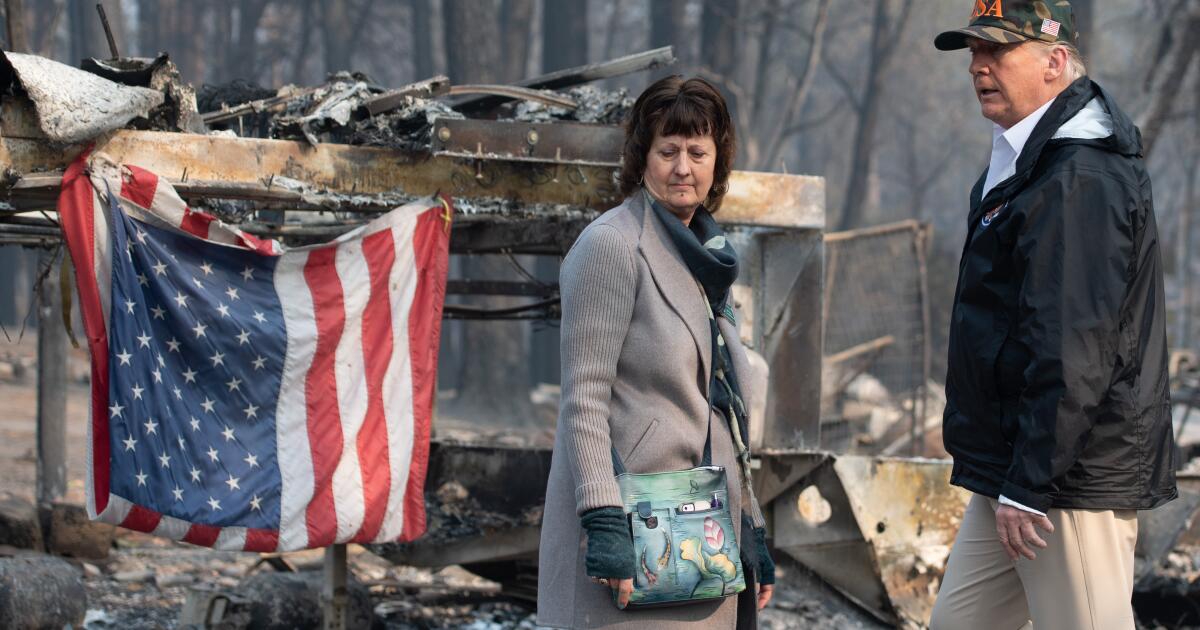 Trump pourrait-il vraiment supprimer l’aide à la Californie en cas de lutte contre les incendies de forêt ? Absolument
