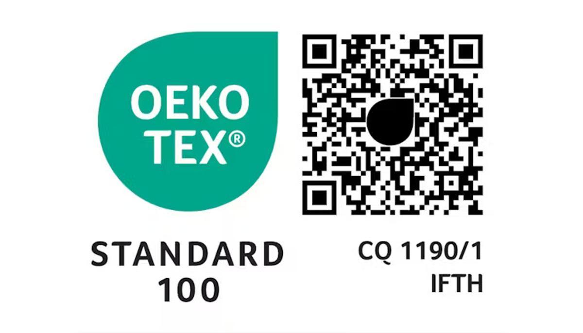 Les étiquettes d'Oeko, une organisation formée par 17 instituts de recherche textile européens et japonais, sont une forme de commercialisation de produits textiles qui n'emploient pas de composés chimiques toxiques.