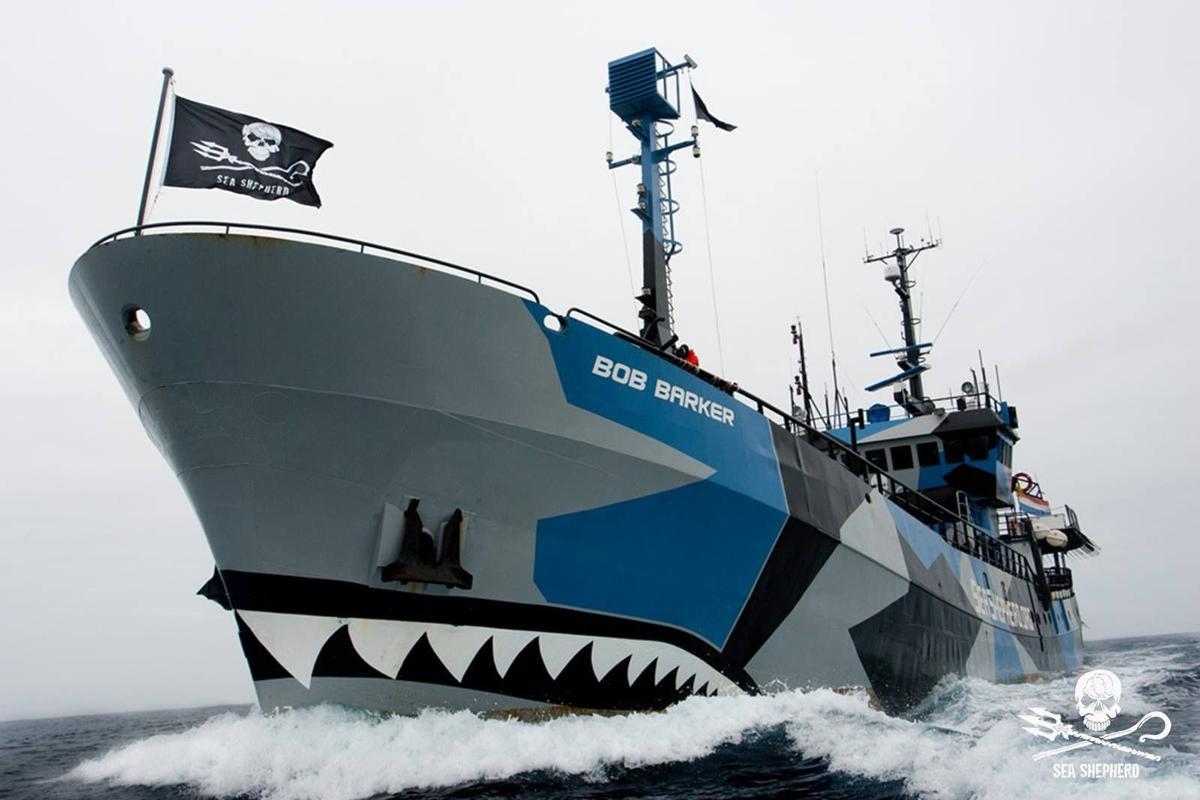 Uno de los Barcos de la Entidad Ecologista Sea Sheperd
