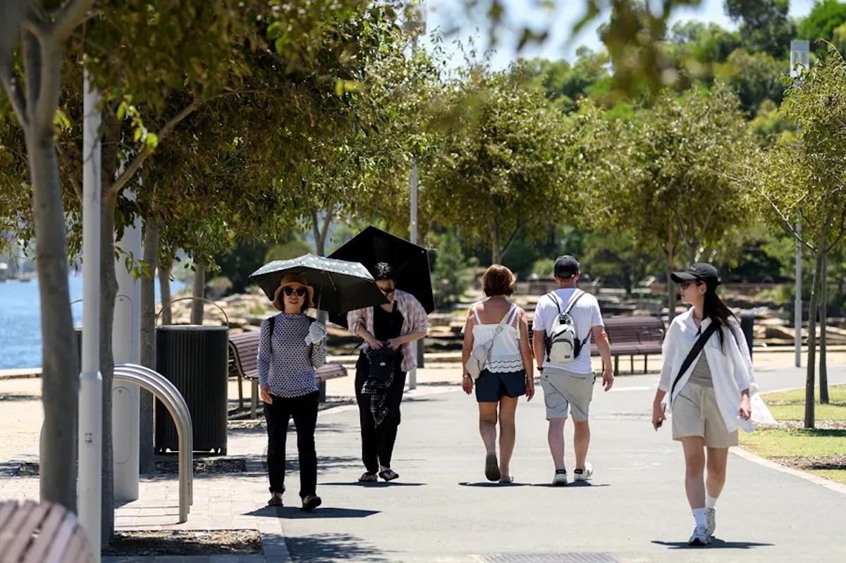 Los residentes de Sydney experimentaron condiciones de ola de calor el 28 de enero.