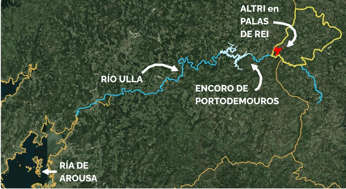 Ubicación presta, en palas de rei