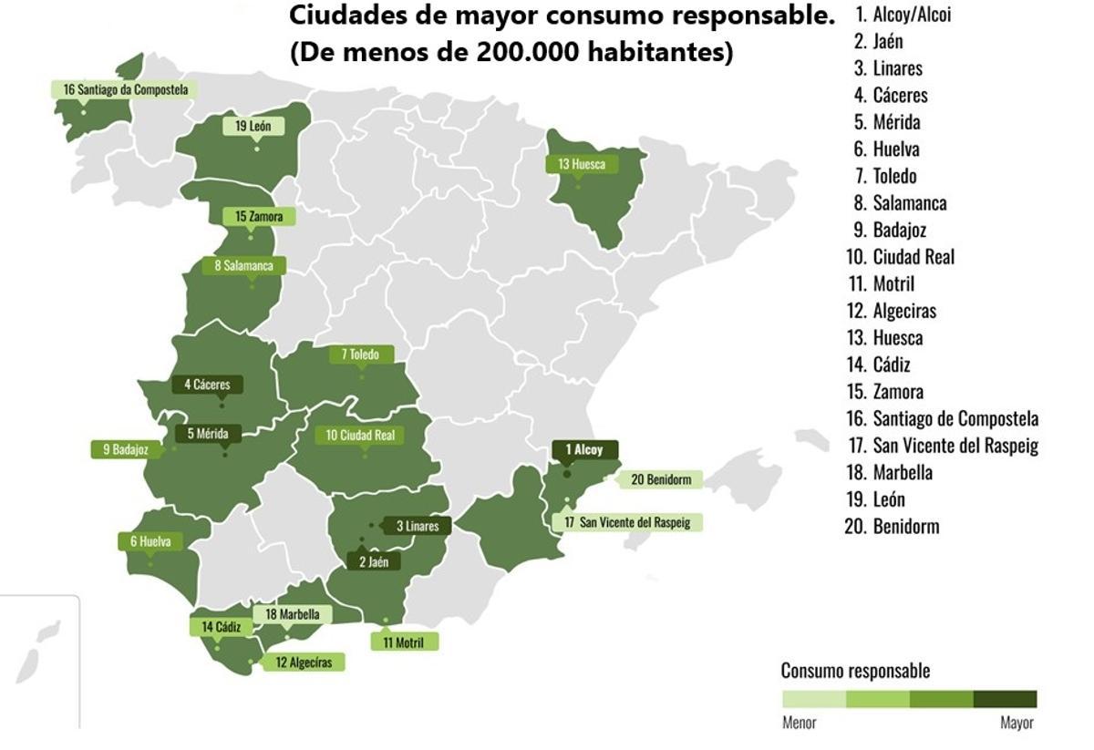 Entre Entre Las Ciudades Menores de 200 000 habitantes