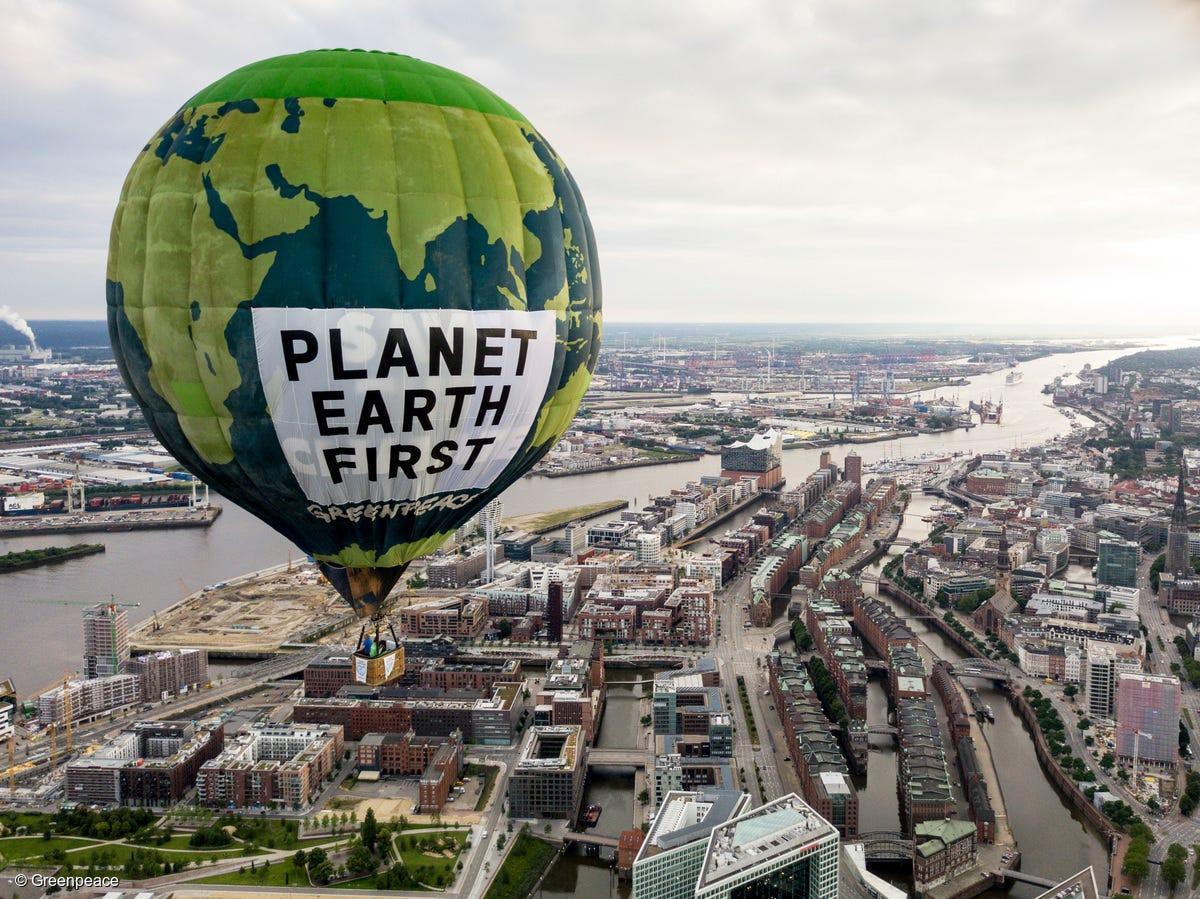 Acción de Protesta de Greenpeace