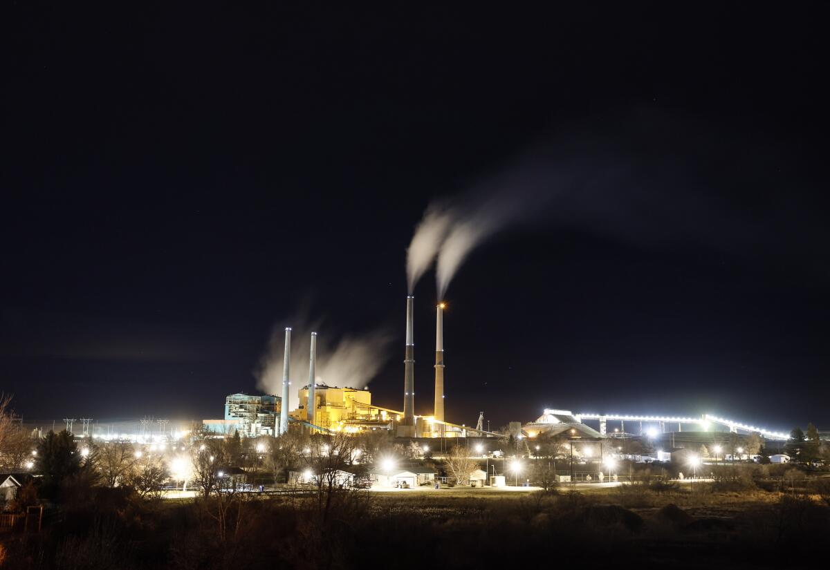 La centrale électrique du Colstrip à charbon du Montana.