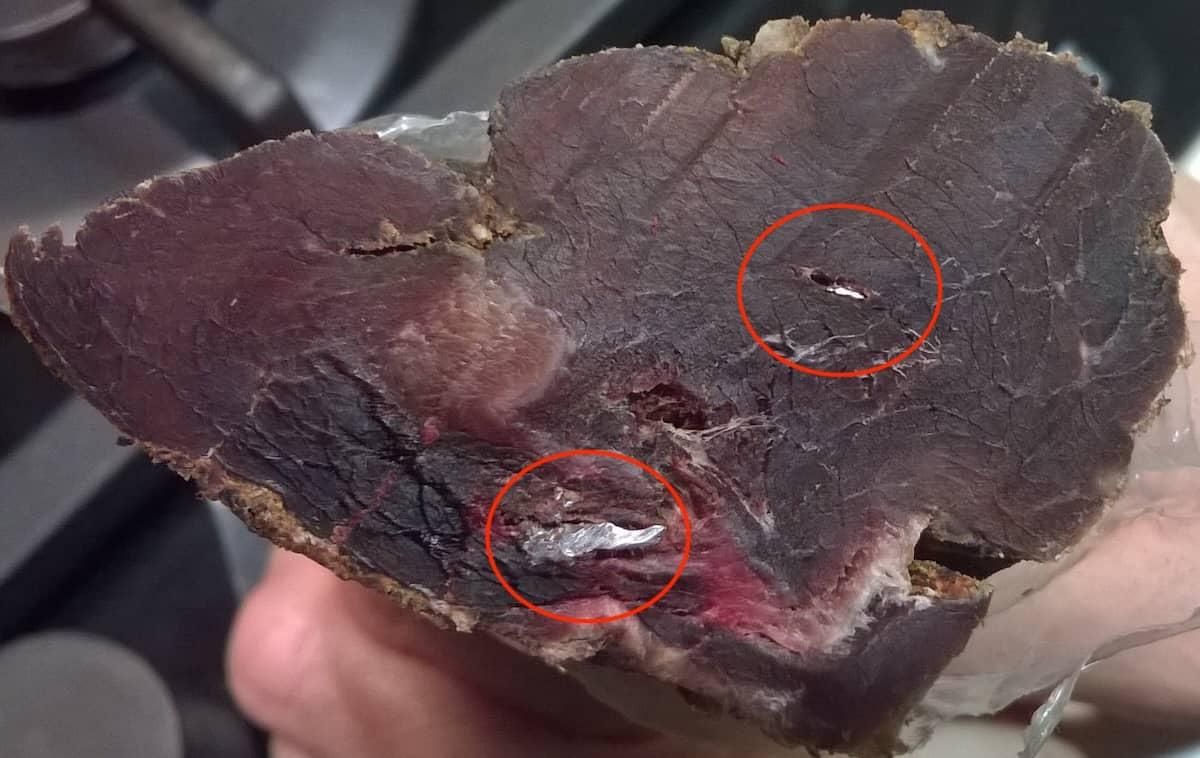 Fragmentos de Munion de Plomo en Carne de Caza
