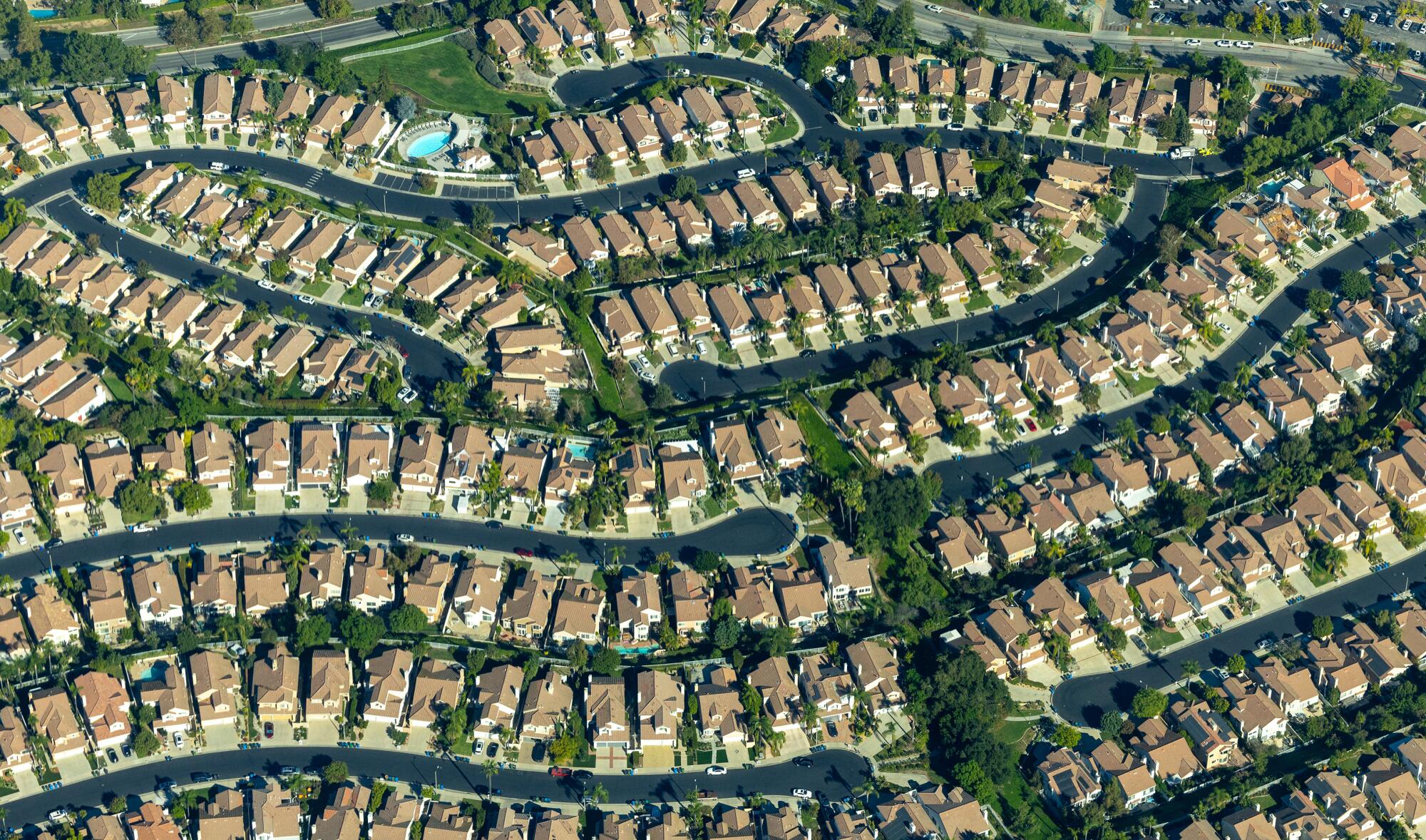 Cul-de-Sac Homes à Calabasas en octobre 2024. 