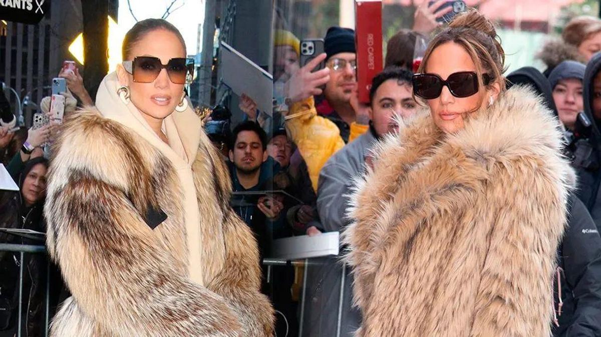 Jennifer López, éclaire un abri de peau