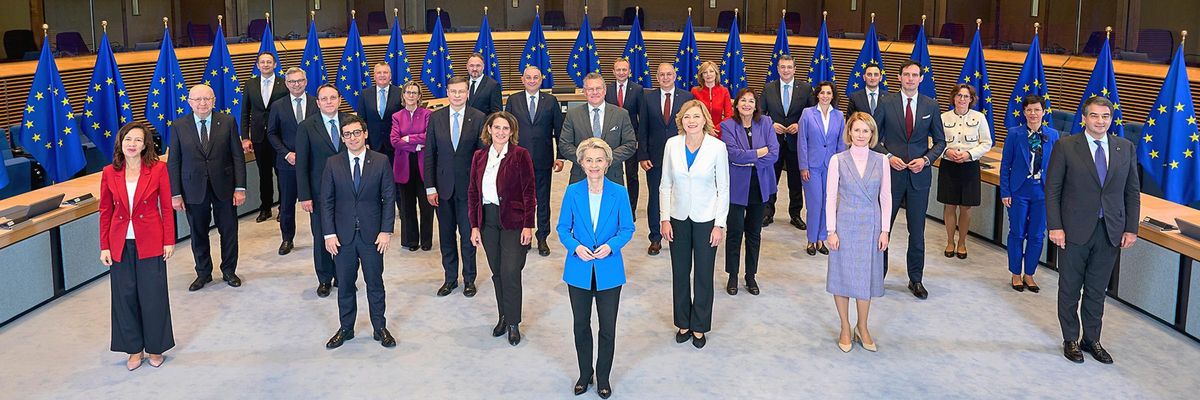 Collège des commissaires de l'Union européenne.