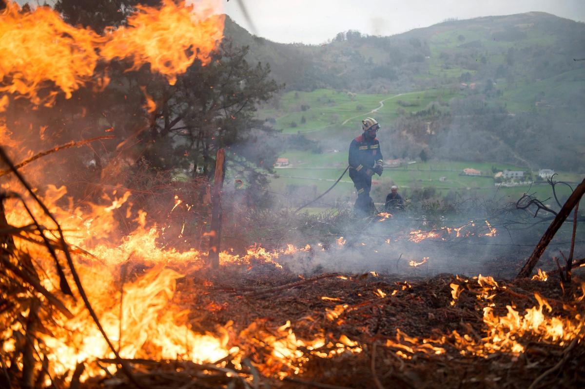 Incendo en Cantabrie