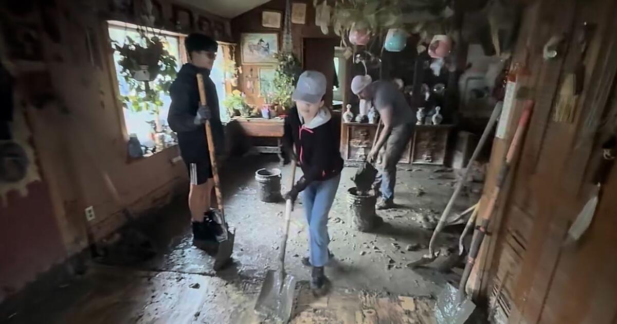 Certains habitants des montagnes de SoCal sont isolés, ensevelis dans la boue après la tempête