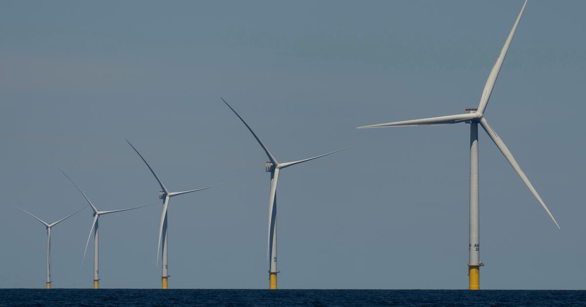 L’administration Trump suspend 5 projets éoliens au large de la côte Est