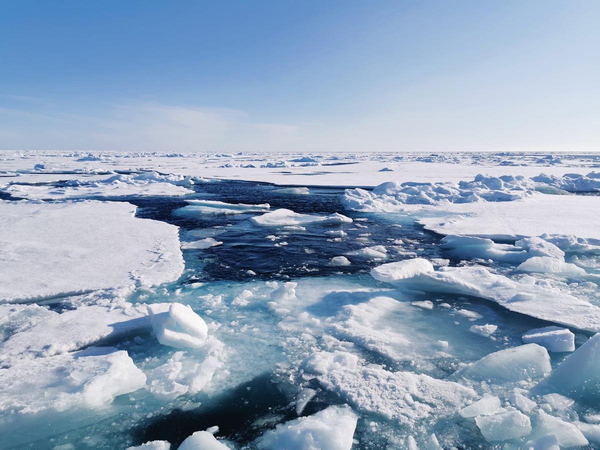 Deshielo dans l’océan Arctique.