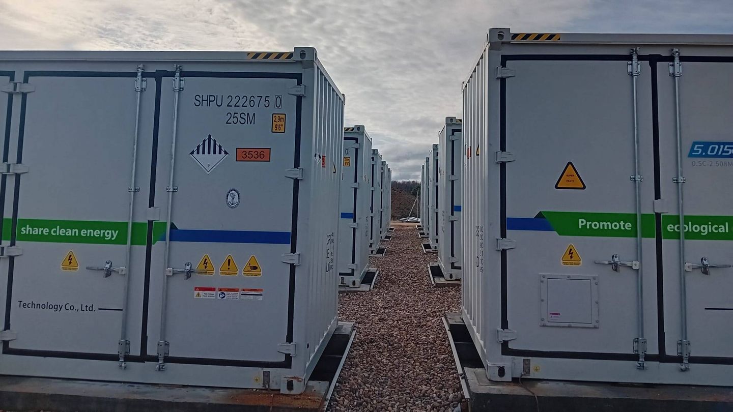 Installations du projet Solaria BESS. Image : fournie.