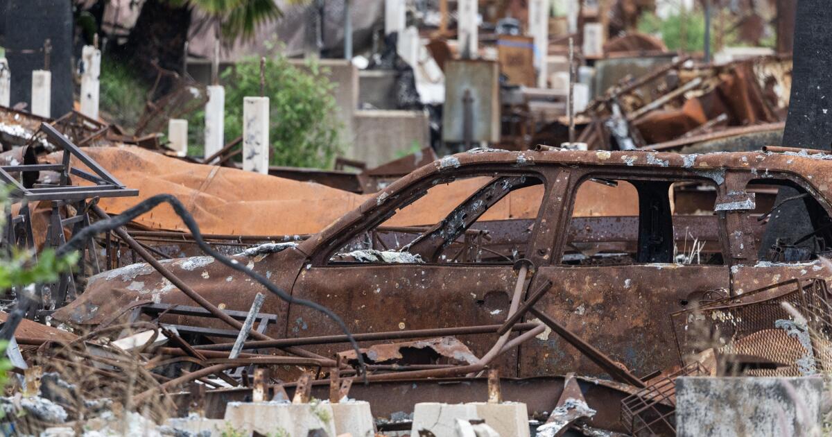 Le parc de maisons mobiles détruit dans l'incendie de Palisades pourrait enfin être débarrassé des débris