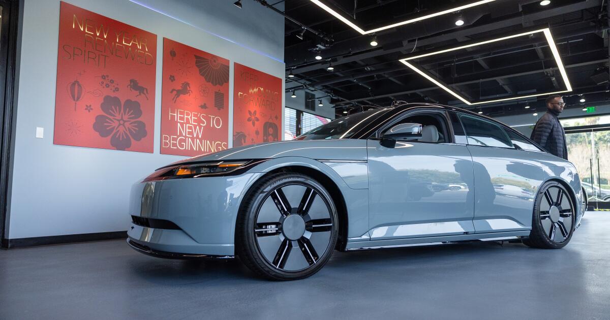 Ce véhicule électrique de 100 000 $ de Sony et Honda est un gros pari et n'est disponible qu'en Californie