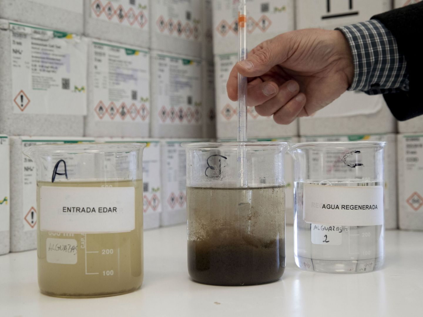 La régénération des eaux usées permet leur réutilisation (EFE M.Guillén)