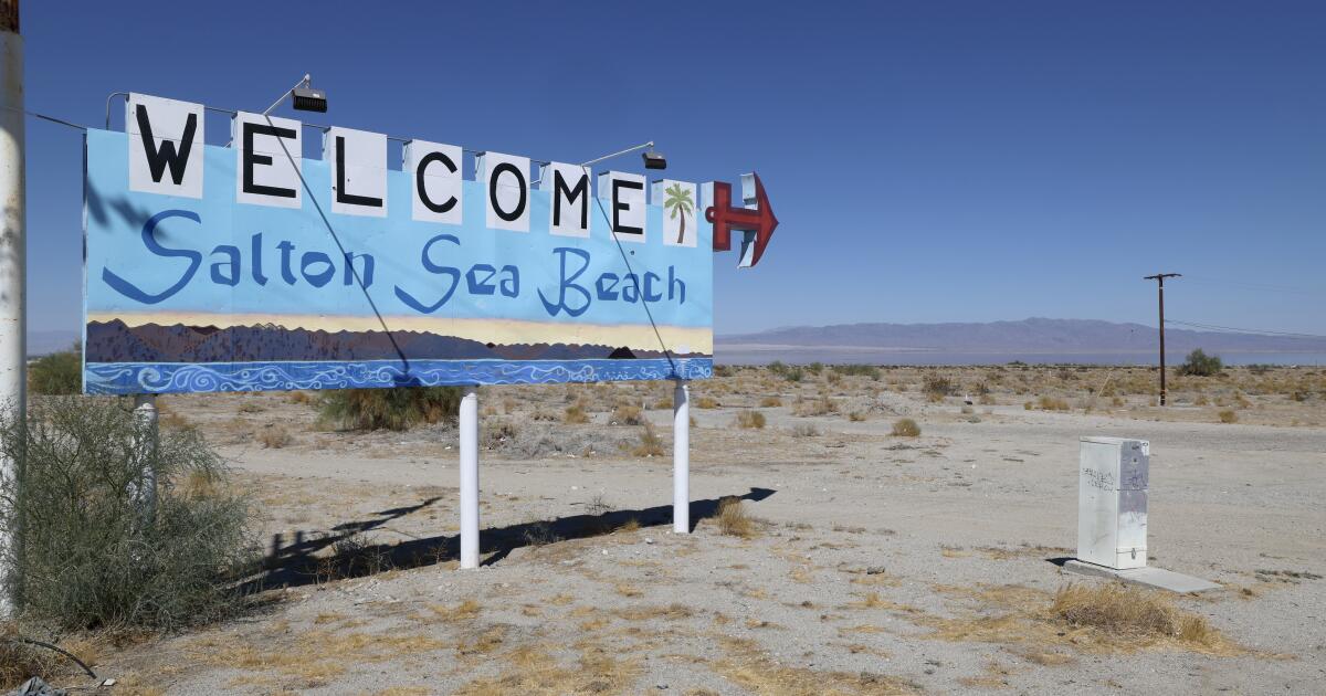 Contributeur : Pour la politique relative à l'eau et à l'exploitation minière près de Salton Sea, gardez à l'esprit la santé des enfants locaux
