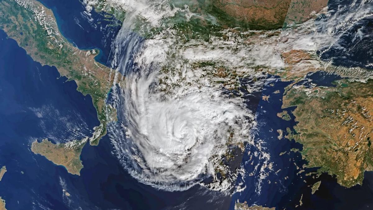 Huracán mediterráneo sobre Italia