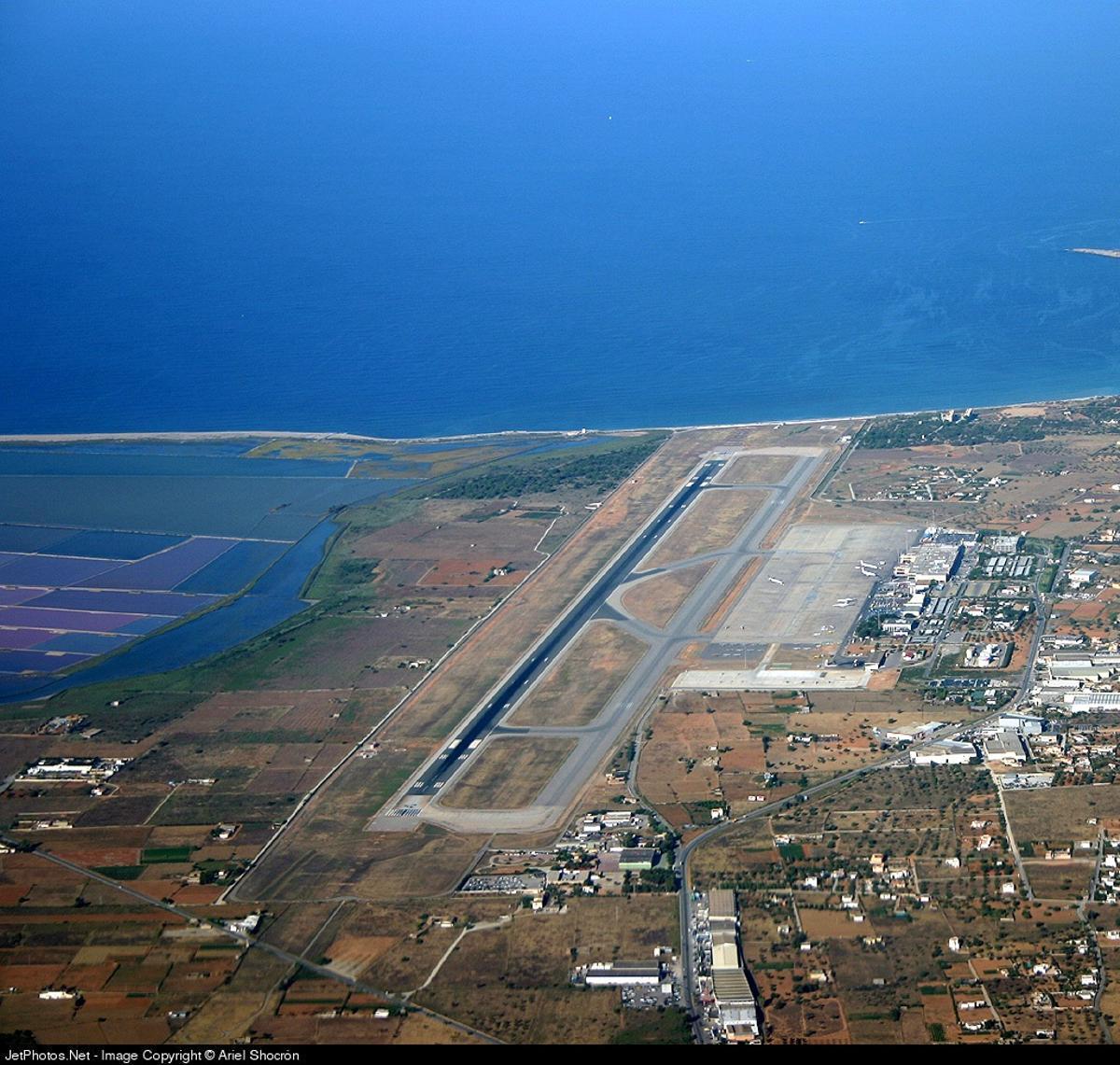 L'ampliación prevista está a escasos métros del Parque Natural de ses Salines