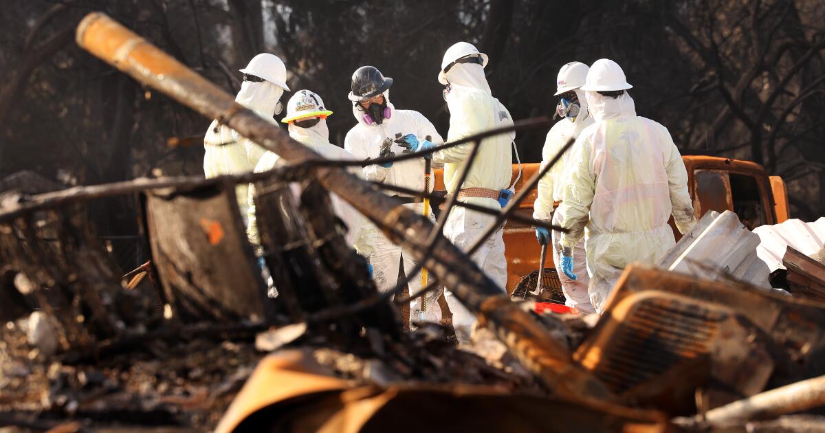 Le gouvernement fédéral déclare que l'incendie d'Eaton a été un succès de nettoyage. Leurs tests montrent le contraire
