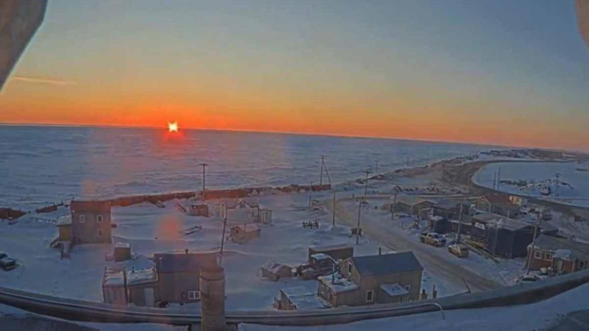 Le sol ne descend pas à l'horizon pendant 84 jours dans cette localité