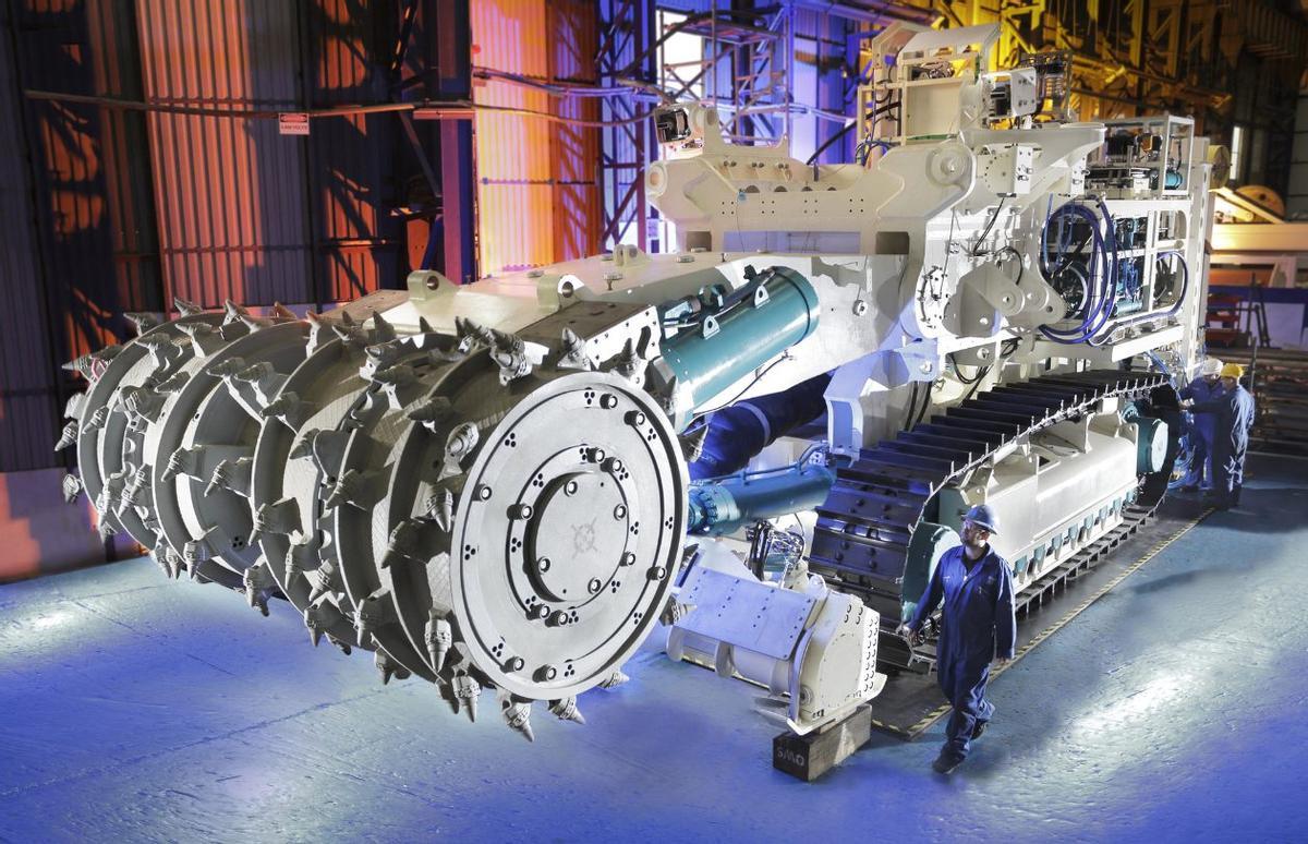 Machines pour l'extraction de minéraux au fond de la mer