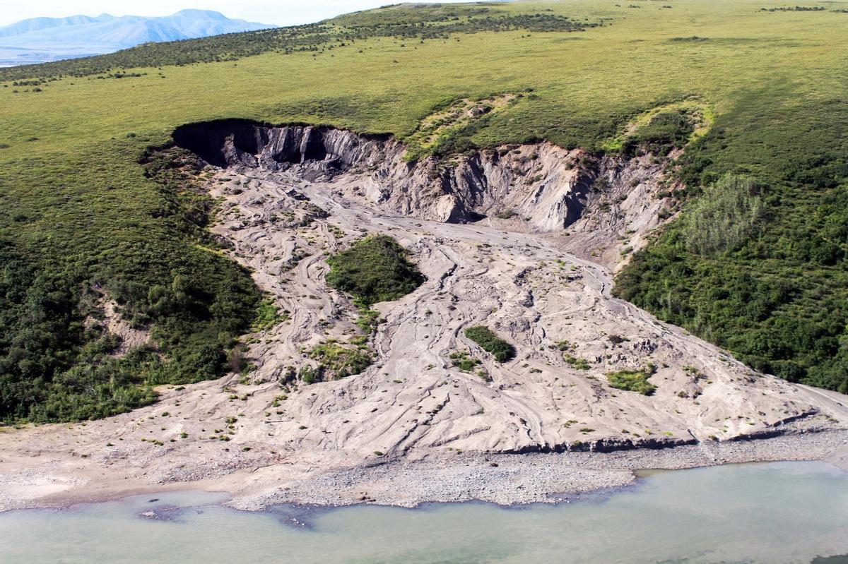 Exemple de perte de permafrost