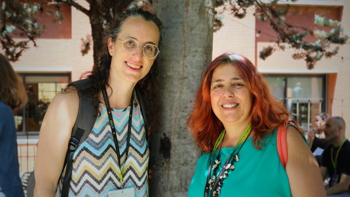 Cristina Arimany e Isabel Oliveira, responsables de las iniciativas de sostenibilidad del IBEC.