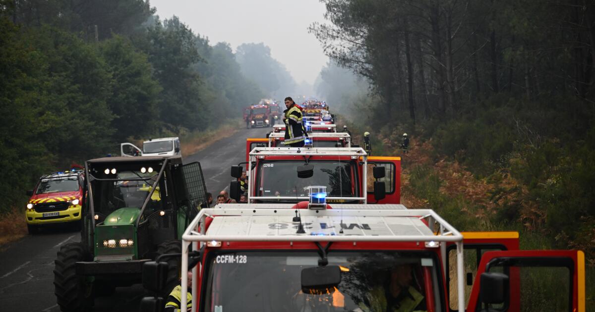 La France et l’Espagne luttent contre les incendies de forêt alors que plus de 250 000 personnes sont contraintes de fuir