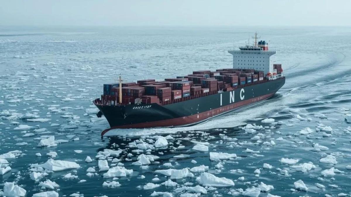 La route arctique réduit la durée des voyages pour les trajets habituels