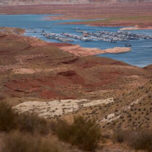 Le lac Powell atteint un niveau record en pleine crise sur le fleuve Colorado